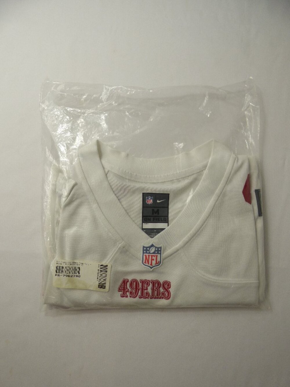 San Francisco 49ers White Men's Away NFL Jersey - Christian McCaffrey